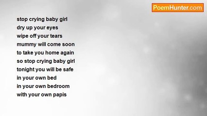James Hart - stop crying baby girl