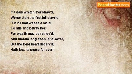 Lady Caroline Lamb - If A Dark Wretch E'er Stray'd