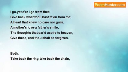 Lady Caroline Lamb - The Kiss That's On Thy Lip Impressed