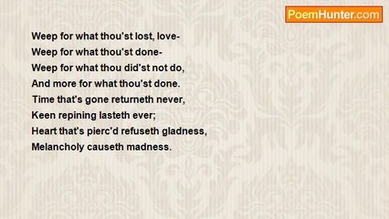 Lady Caroline Lamb - Weep For What Thou'st Lost