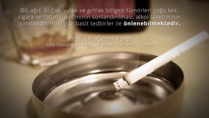 Dil ve Ağız Bölgesi Kanserleri Kamu Spotu
