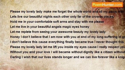 Ali Sabry - Please my lovely lady make me forget the whole world and all my pains with you and let’s dance