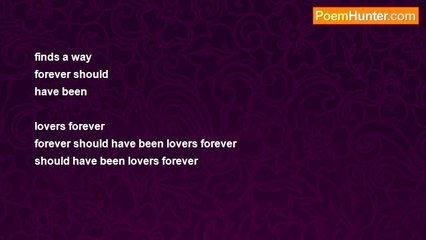 Terence George Craddock (Spectral Images and Images Of Light) - Forever Should Have Been