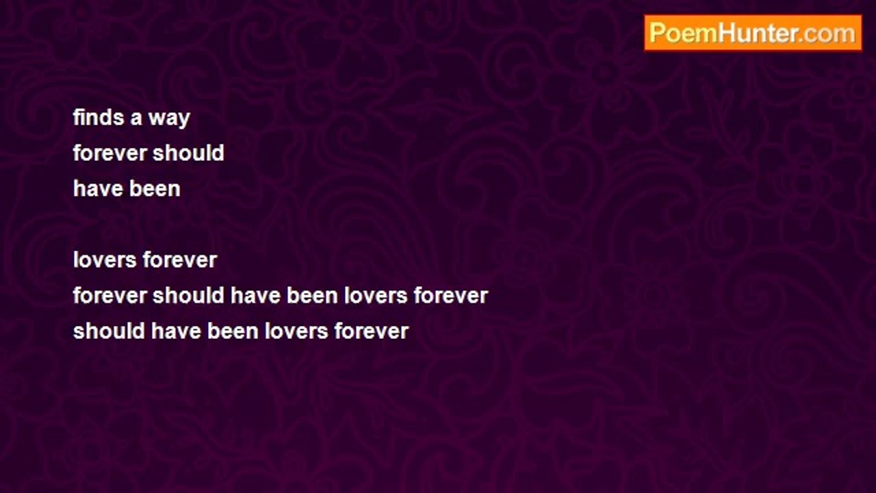 Terence George Craddock (Spectral Images and Images Of Light) - Forever Should Have Been