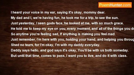 Alex Butler - Poem I Wrote For My Late Little Cousins Mother.