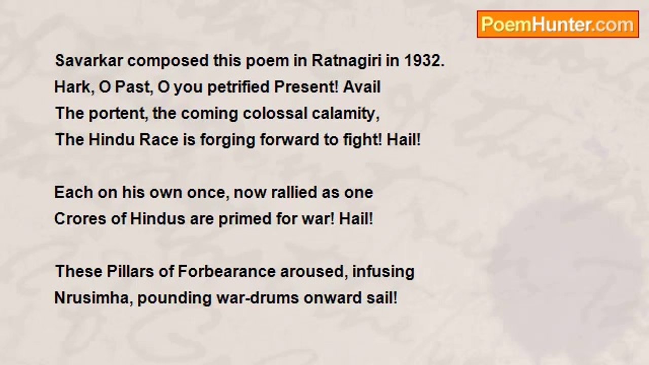 Swatantryaveer Savarkar - Hark the Portent!
