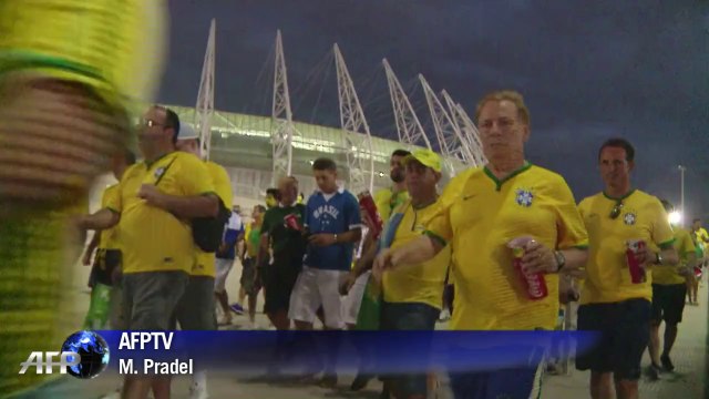 Mondial: des Brésiliens déçus, des Mexicains ravis