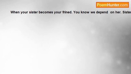 Susie Sunshine - When Sisters become Friends
