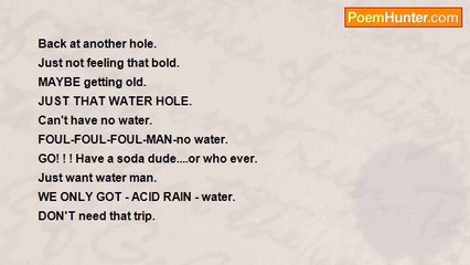 JOE POEWHIT - Y - hole- 8