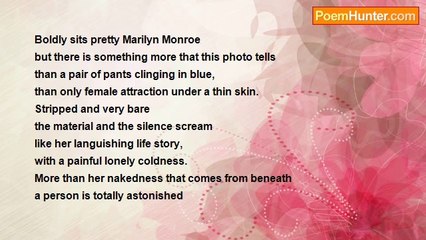 Gert Strydom - Marilyn Monroe's Photo In Blue (In Answer To T.T. Cloete)