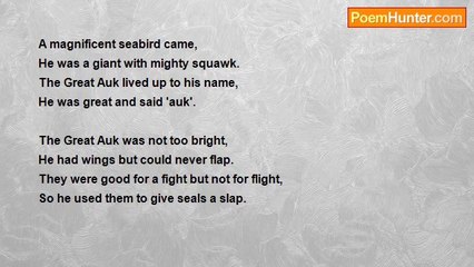 Sebastian Seal - The Great Auk