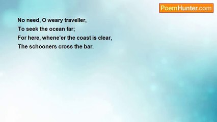 John Bannister Tabb - Crossing The Bar