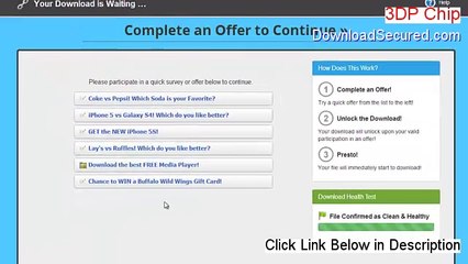 3DP Chip Download Free (Instant Download)