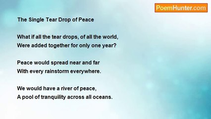 Joe Wocoski - The Single Tear Drop of Peace