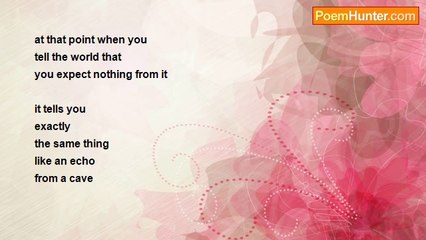 RIC S. BASTASA - expecting nothing from each other...