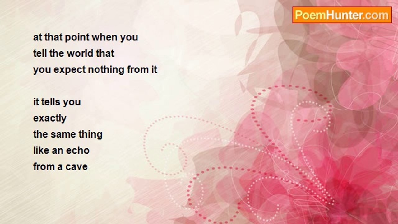 RIC S. BASTASA - expecting nothing from each other...