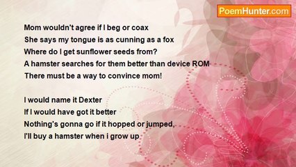 Prathiti Sreedhar - My Pet Hamster