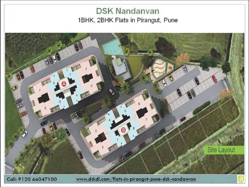 1 BHK Flats for Sale in Pirangut Pune at DSK Nandanvan