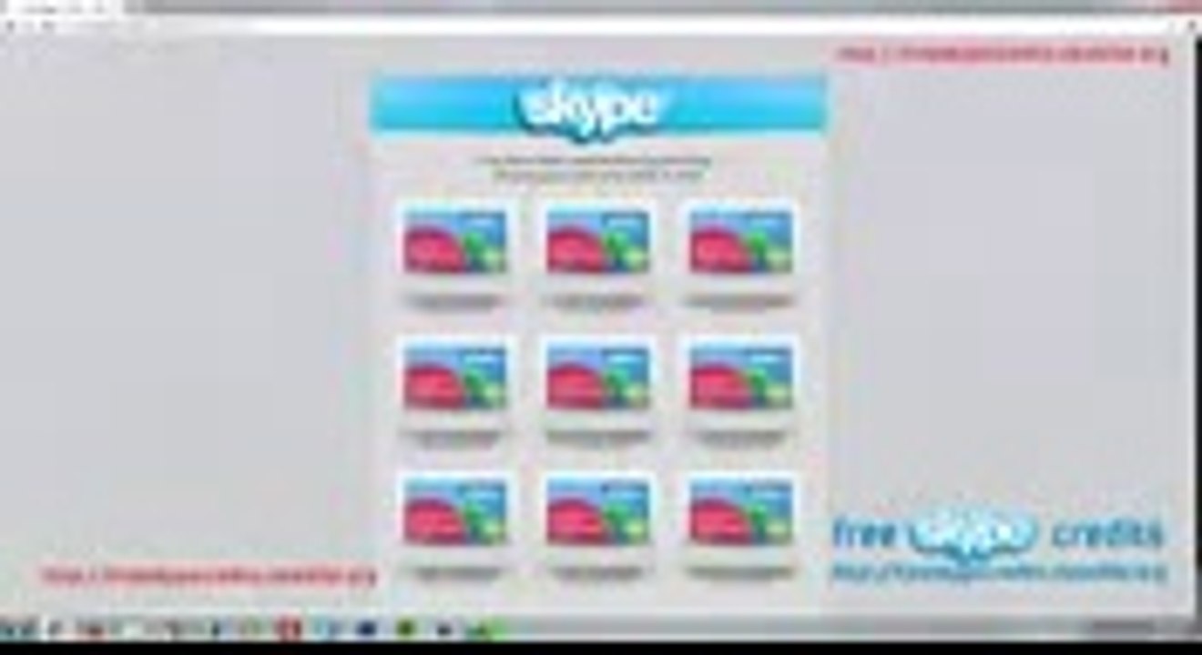 Credit Skype Credit Generator No Download January 2014 Mobile