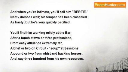 WS Gilbert - Ballad: To My Bride (Whoever She May Be)