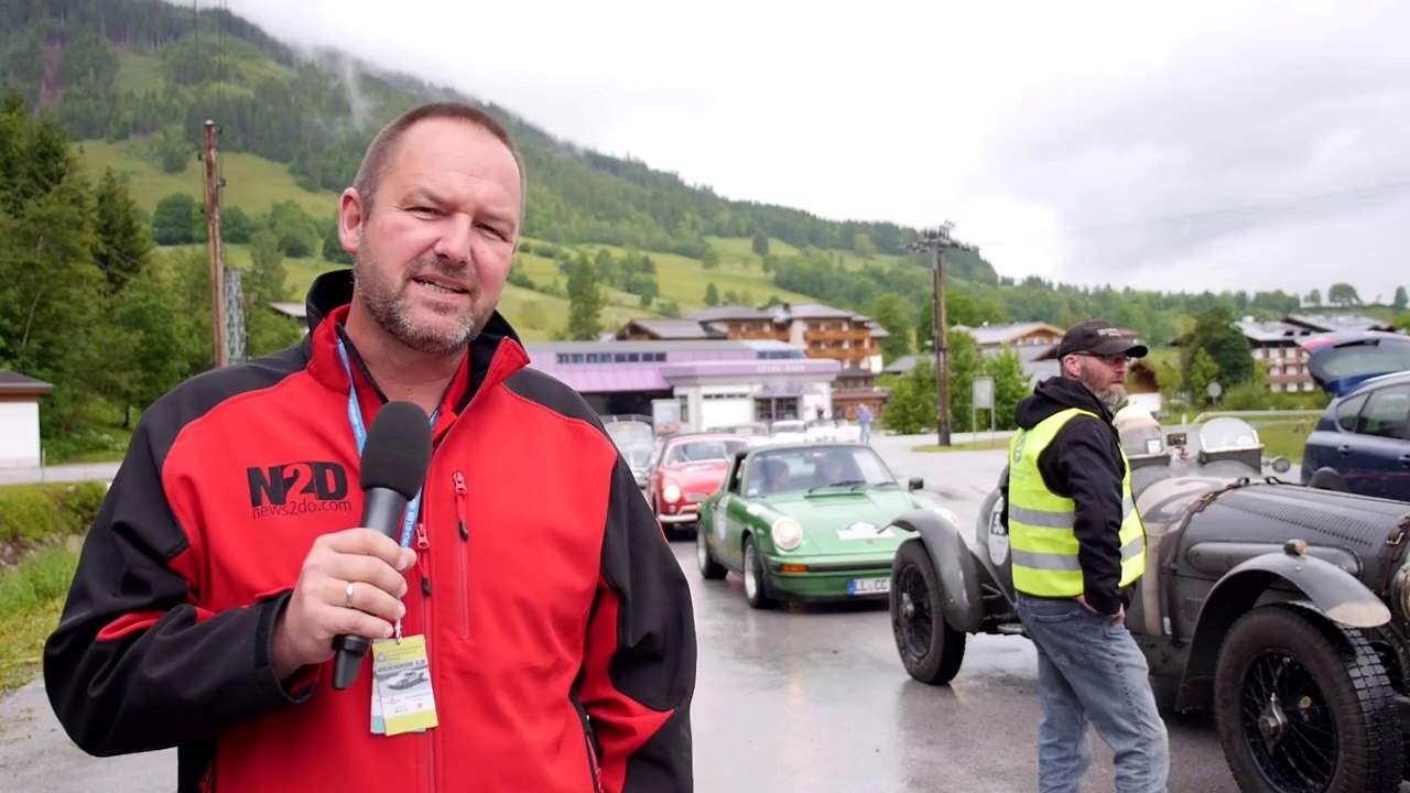 Kitzbüheler alpenrallye 2014: oltimer und viel prominenz