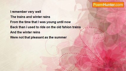 Aldo Kraas - TRAINS AND WINTER RAINS