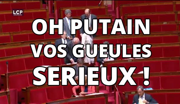 La journaliste de LCP crie Oh putain vos gueules sérieux !