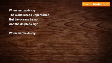 Samaira Gupta - When mermaids cry....