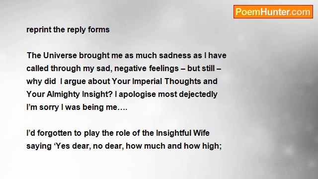 Margaret Alice - I’m sorry I was being me….