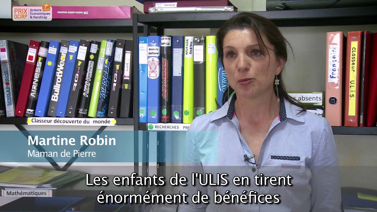 Collège Marie Mauron - Dispositif ULIS | Prix OCIRP Acteurs Economiques & Handicap 2014