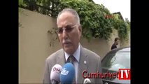 Ekmeleddin İhsanoğlu evinin önünde konuştu