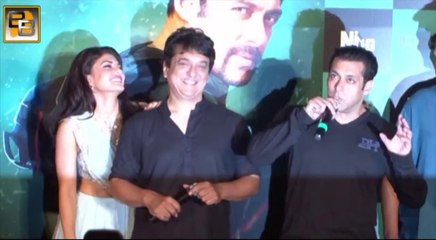 Jacqueline Fernandez KISSES Salman Khan at KICK TRAILER LAUNCH