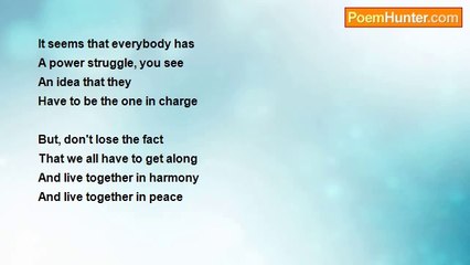 Jerry Abrahamson - Power Struggle with Me