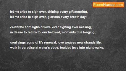 Terence George Craddock (Spectral Images and Images Of Light) - Let Me Arise To Sigh Over