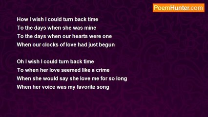 gerry mark - TURN BACK TIME