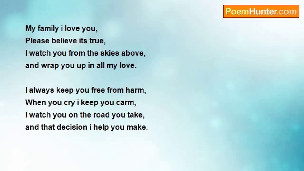 becky tuffs - My Family I Love You