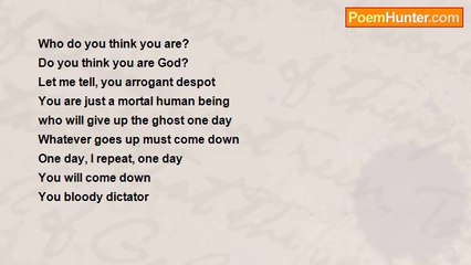 Chanda Nsofu - Dictator