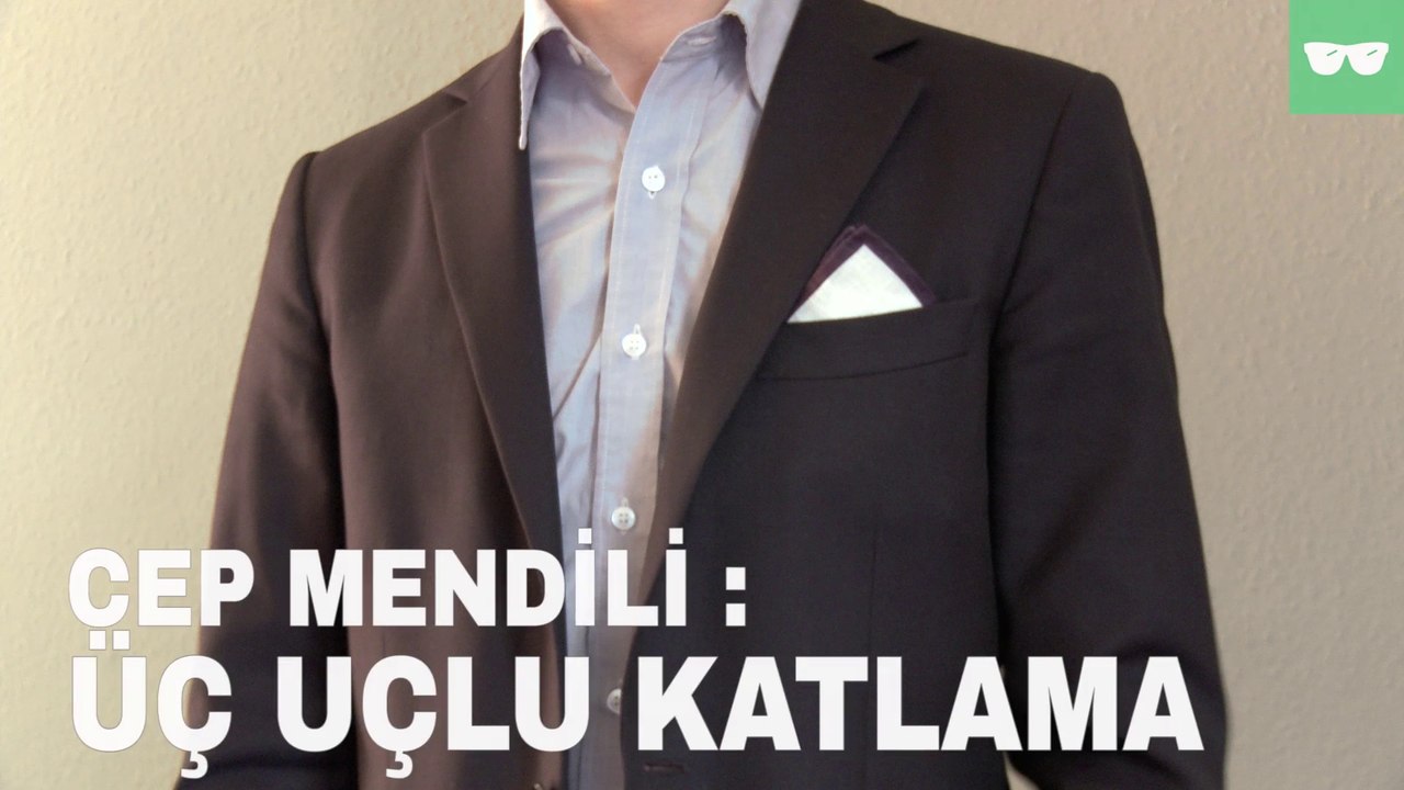 Cep Mendili : Üç Uçlu Katlama Tekniği