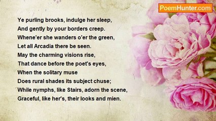 Elizabeth Singer Rowe - To Mrs. Arabella Marrow, In The Country