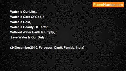 Kundan Kumar - Water is life