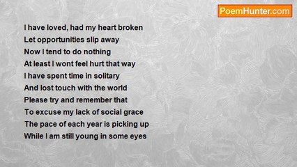 Matthew Holloway - Thirty three years