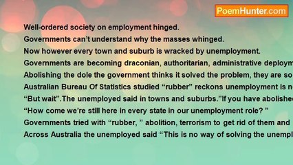 Jerry Behr Number 2 - Unemployment