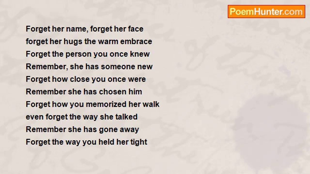 Tony Gonzalez - Forgetting