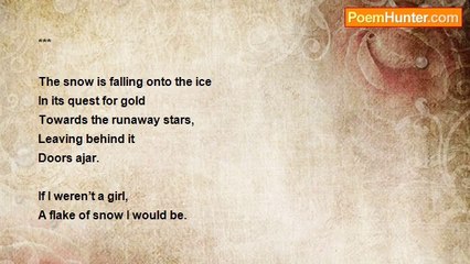 Tanja Bakic - The Snow is Falling Onto the Ice