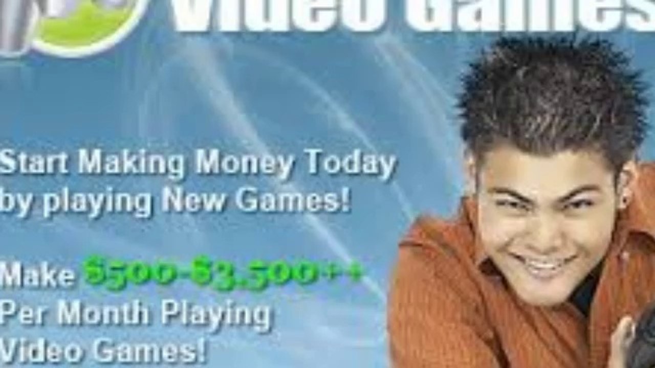 Technique of making money by playing video games