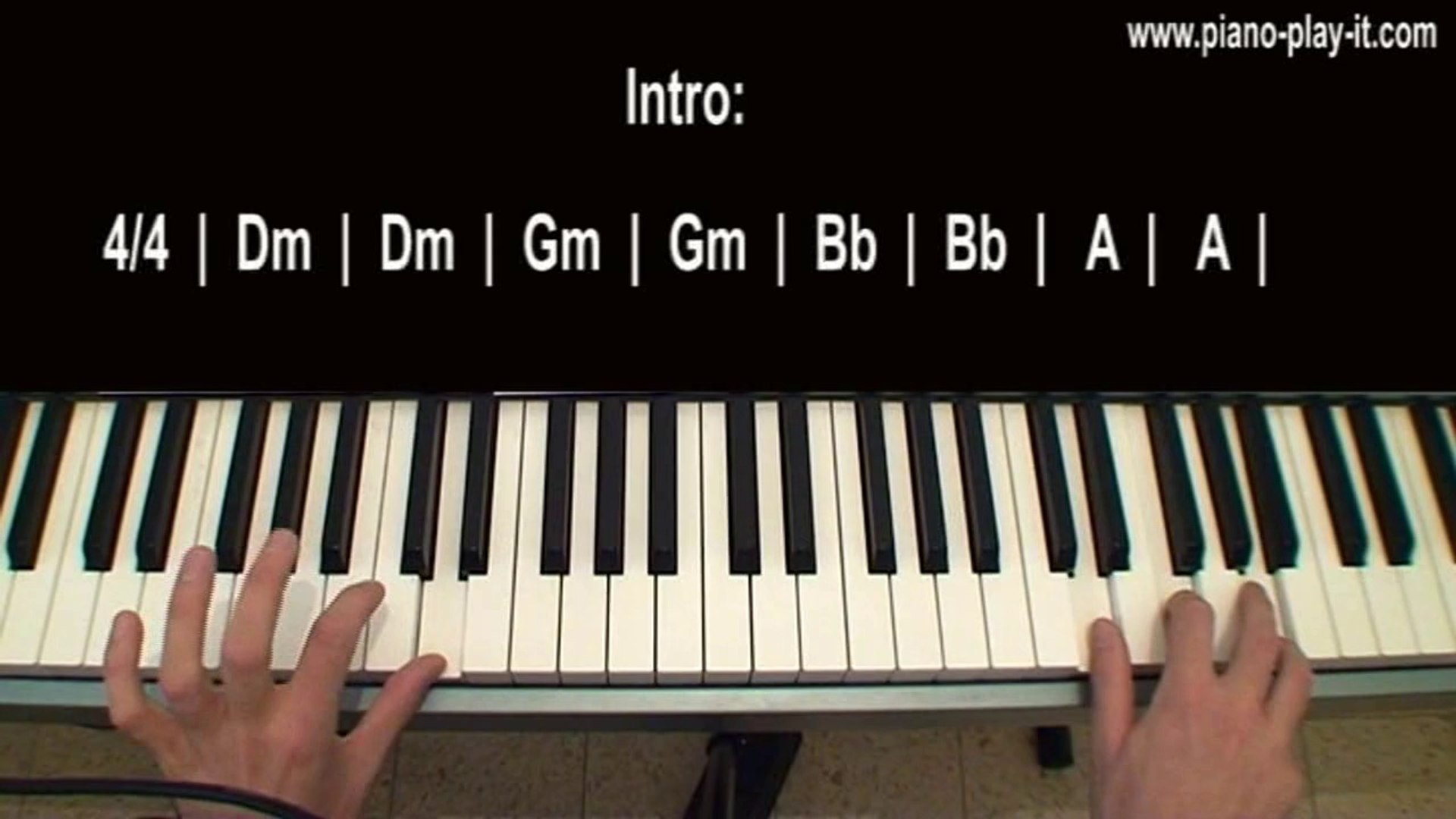 Back To Black Piano Tutorial By Amy Winehouse - 