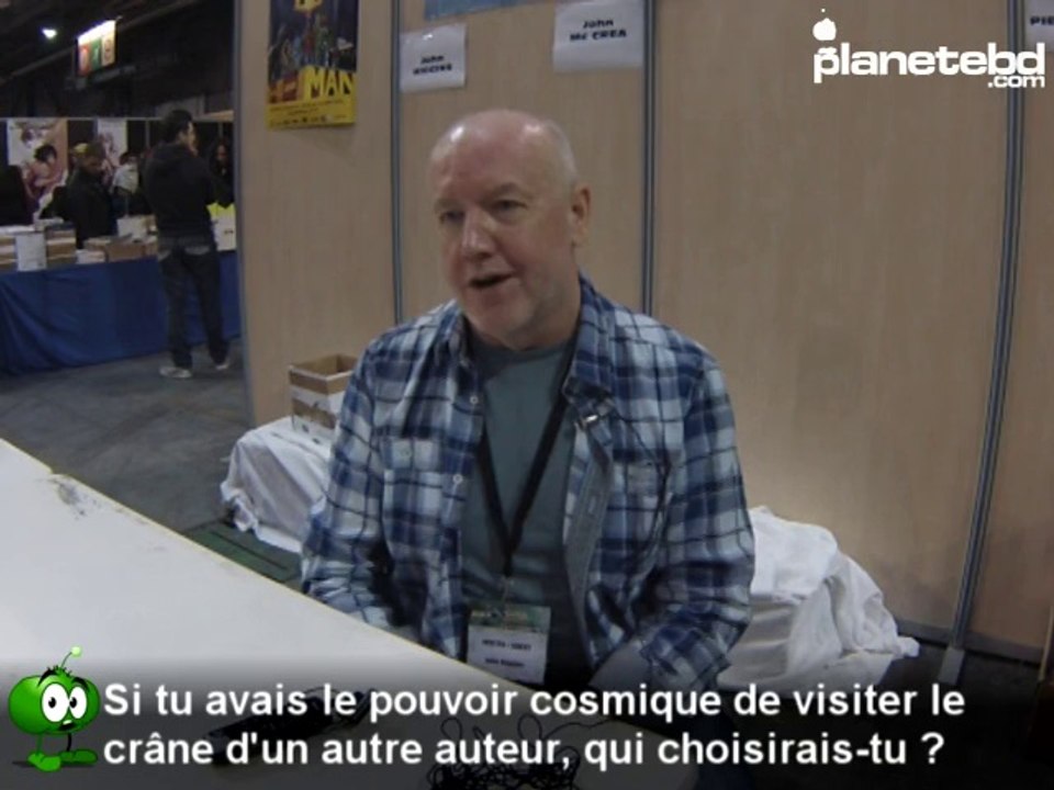John Higgins en interview sur PlaneteBD.com (2ème itw)