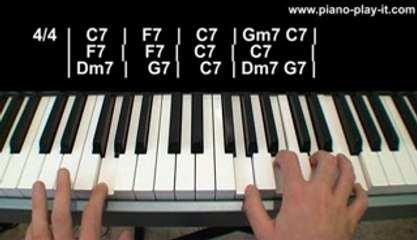 Blues Chord Progressions Piano Tutorial