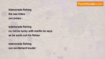 john tiong chunghoo - Travel Haiku - Sport Fishing Capital of the World, Islamorada