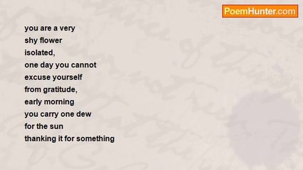 RIC S. BASTASA - the shy flower...